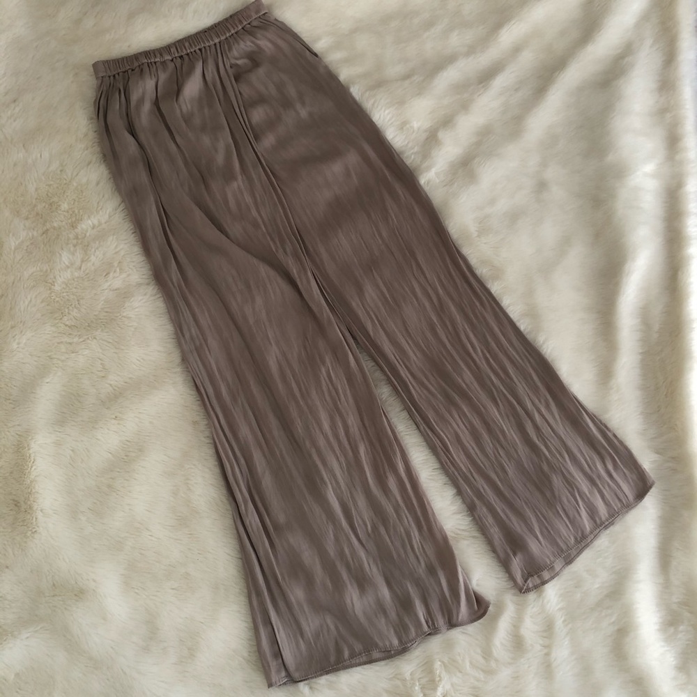 NWOT | ZARA Silky Palazzo Pants